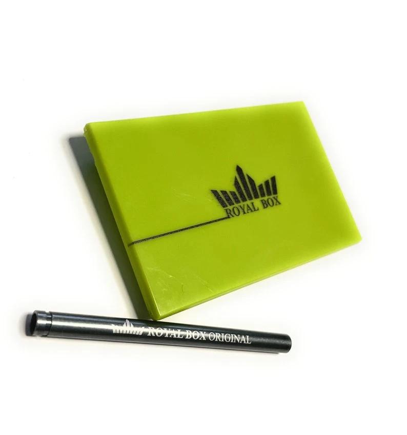 Royal Box mit integriertem Röhrchen – Kompakt, Stilvoll & Vielseitig (Grün) -  from DieBallerei