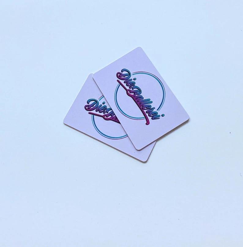 Zieh- und Hack-Karte "Die Ballerei" Weiß – Stylisch, Langlebig & Hygienisch -  from DieBallerei