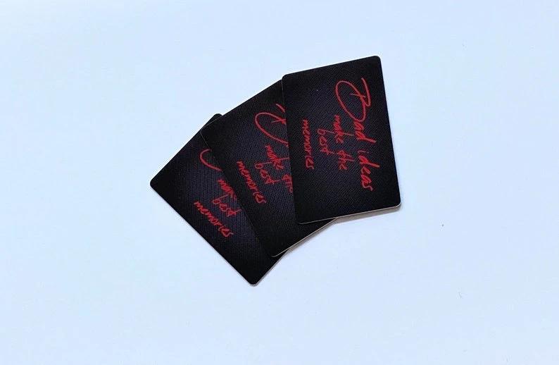 Zieh- und Hack-Karte "Bad Ideas" – Stylisch, Langlebig & Hygienisch -  from DieBallerei