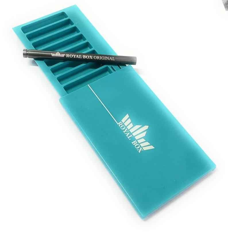 Royal Box mit integriertem Röhrchen – Kompakt, Stilvoll & Vielseitig (Türkis) -  from DieBallerei