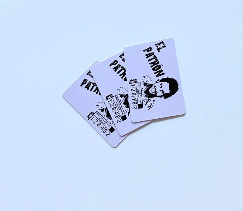 Zieh- und Hack-Karte "El Patrón" – Edler Carbon Look & Maximale Funktionalität -  from DieBallerei