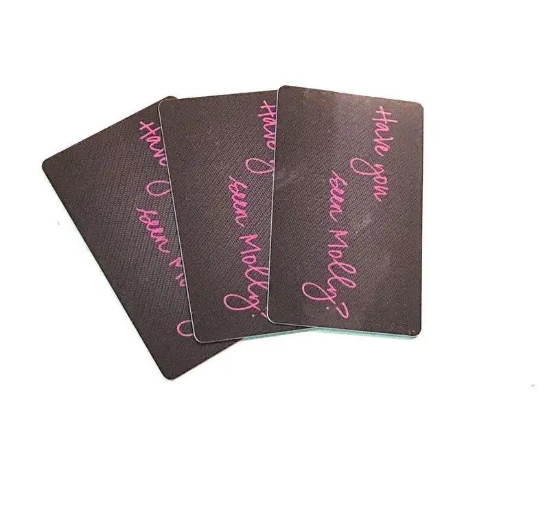 Zieh- und Hack-Karte "Have You Seen Molly" – Stylisch, Langlebig & Hygienisch -  from DieBallerei