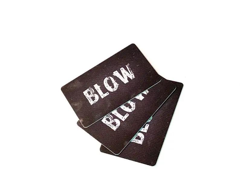 Zieh- und Hack-Karte "Blow" – Edler Carbon Look & Maximale Funktionalität -  from DieBallerei