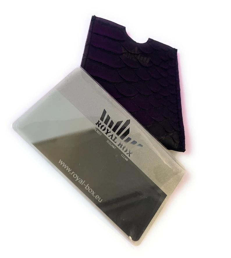 Royal Box – Exklusive Eleganz in Dunkelblau mit Echsenleder & Aluminium -  from DieBallerei