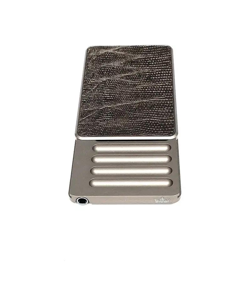 Royal Box – Exklusive Eleganz in Braun Metallic mit Echsenleder & Aluminium -  from DieBallerei