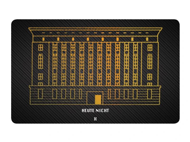 Zieh- und Hack-Karte im Carbon-Look „Berghain“ -  from DieBallerei