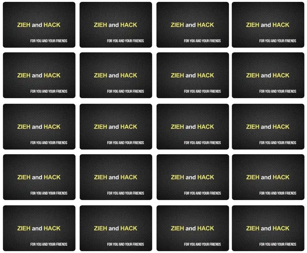 20er-Set Zieh und Hack Karten – Stilvoll im Carbon Look -  from DieBallerei