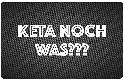 Zieh und Hack Karte im Carbon Look "Keta noch was" – Stylisch und Praktisch -  from DieBallerei