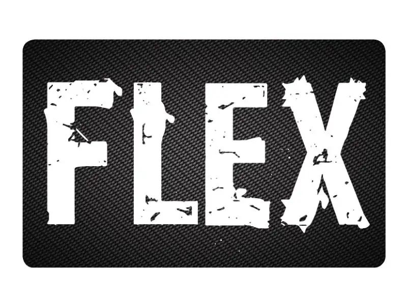 Hack-Karte "Flex" im Carbon Look im Kreditkarten-Format -  from DieBallerei