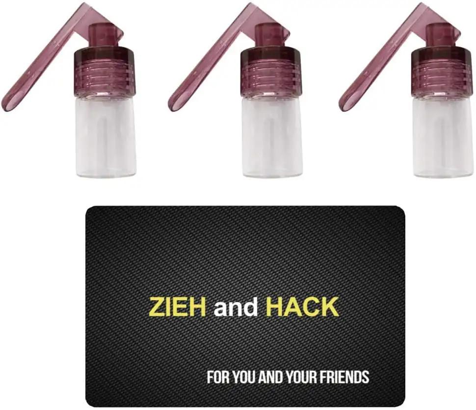 3 x Spender mit ausklappbarem Löffel – klar inkl. `Zieh and Hack`-Karte -  from DieBallerei