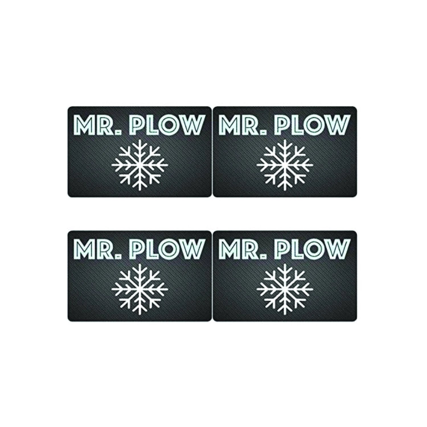 "Mr. Plow" 4er-Pack Karte im Carbon-Look – Stylisch & Langlebig -  from DieBallerei