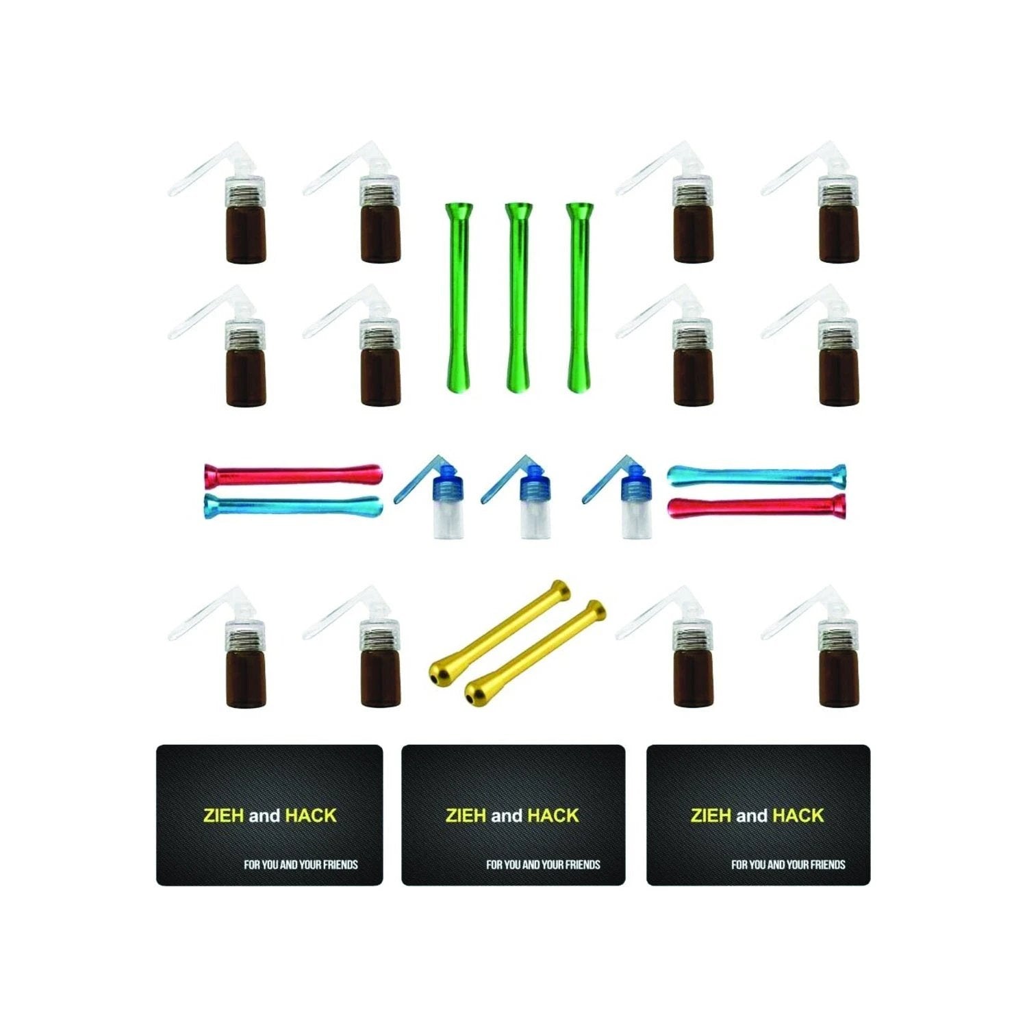 Großes Dosierer-Set – 24-teiliges Zubehör für Portionierung und Schnupfbedarf -  from DieBallerei