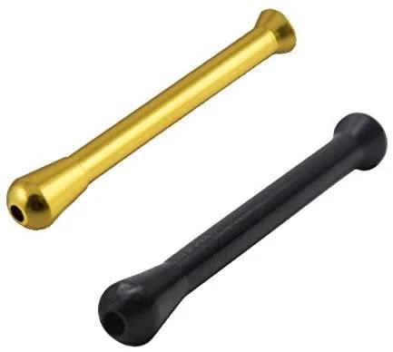 Ziehröhrchen Set in Schwarz und Gold - robuste Alu-Ausführung -  from DieBallerei