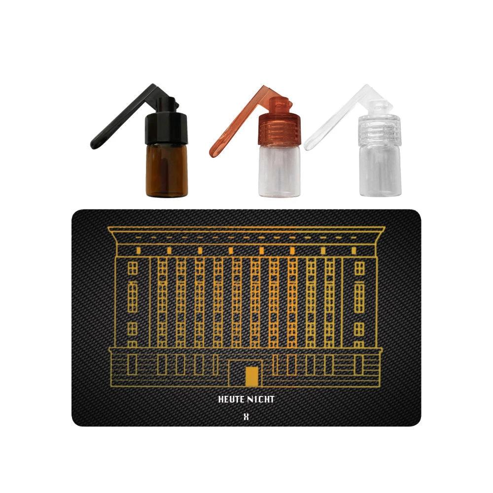 3 x Spender mit ausklappbarem Löffel – gemischt inkl. Berghain Hack-Karte -  from DieBallerei