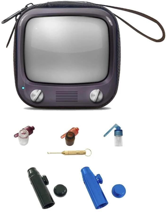 Hard Case DELUXE im TV-Retro Look – Praktisches Set mit Dosierern & Zubehör -  from DieBallerei