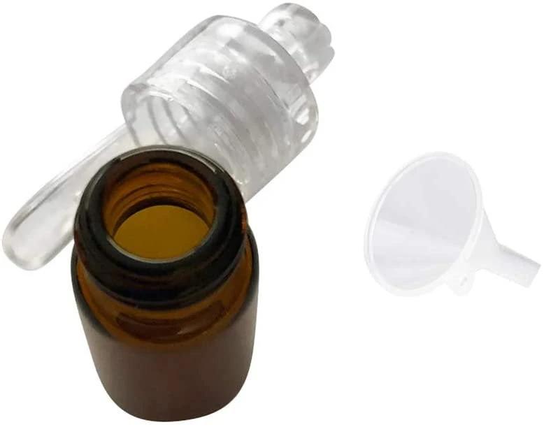 Spender mit ausklappbarem Löffel – braun/transparent inkl. Trichter -  from DieBallerei