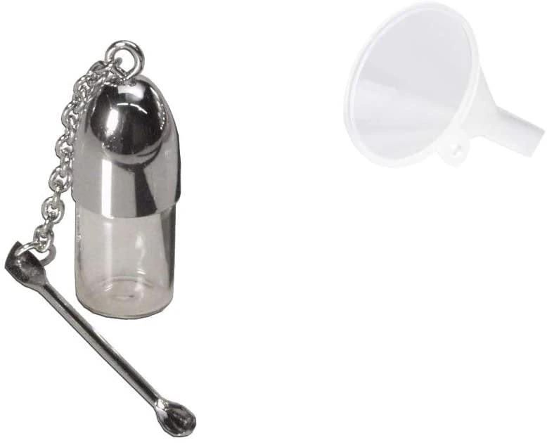 Spender/ Portionierer aus Glas mit Löffel inkl. Trichter (36mm / durchsichtig) -  from DieBallerei