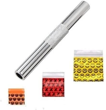 Aluminium-Röhrchen 70mm Silber – Inkl. 30 Tütchen in Verschiedenen Größen -  from DieBallerei