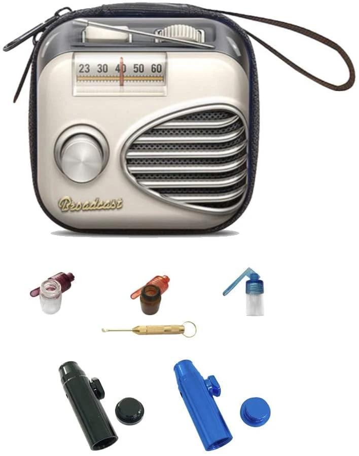 Hard Case DELUXE im Radio-Retro Look – Praktisches Set mit Dosierern & Zubehör -  from DieBallerei