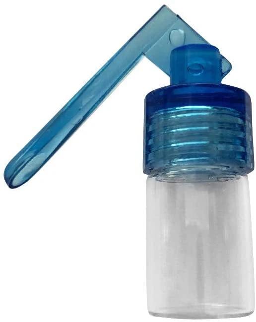 Spender mit ausklappbarem Löffel – klar/blau inkl. Trichter -  from DieBallerei