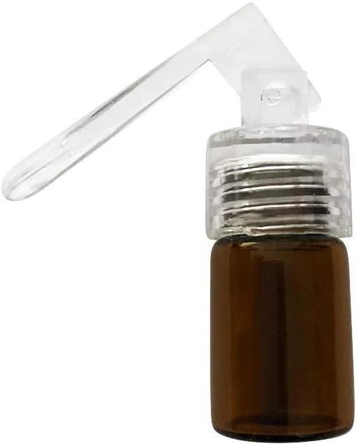 Spender mit ausklappbarem Löffel – braun/transparent inkl. Trichter -  from DieBallerei