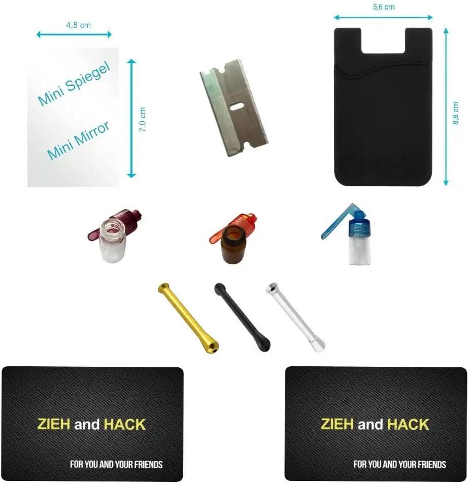 Set TO GO – Kompaktes Zubehör mit Spiegel, Dosierern & Ziehröhrchen für unterwegs -  from DieBallerei