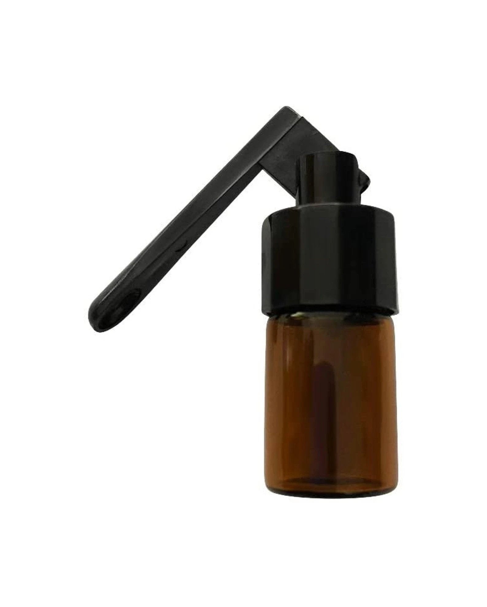 Spender mit ausklappbarem Löffel braun mit schwarzem Deckel inkl. Trichter -  from DieBallerei