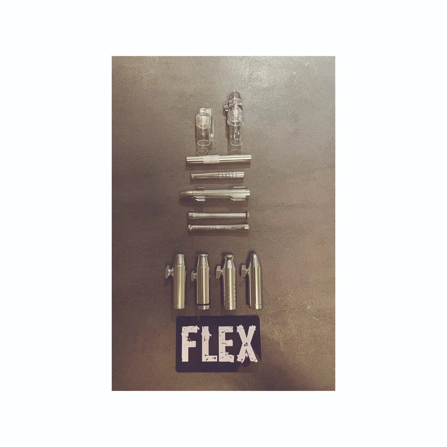 XXL Dosierer-Set Silber – Komplettausstattung mit Spender, Dosierern & Zieh-Zubehör -  from DieBallerei