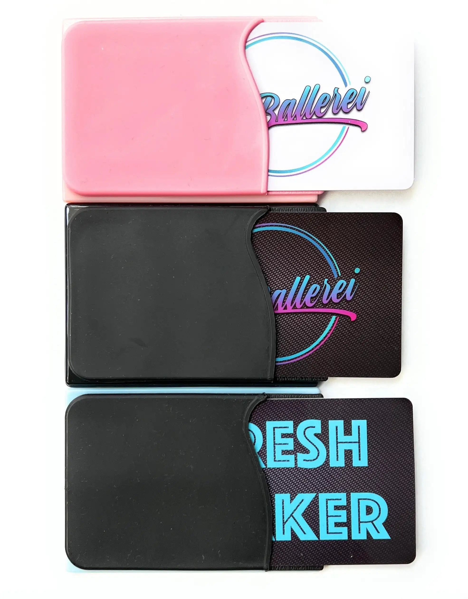 Mini-Spiegel To-Go mit Kartenhalter – Stylisch & Kompakt in drei Farben -  from DieBallerei