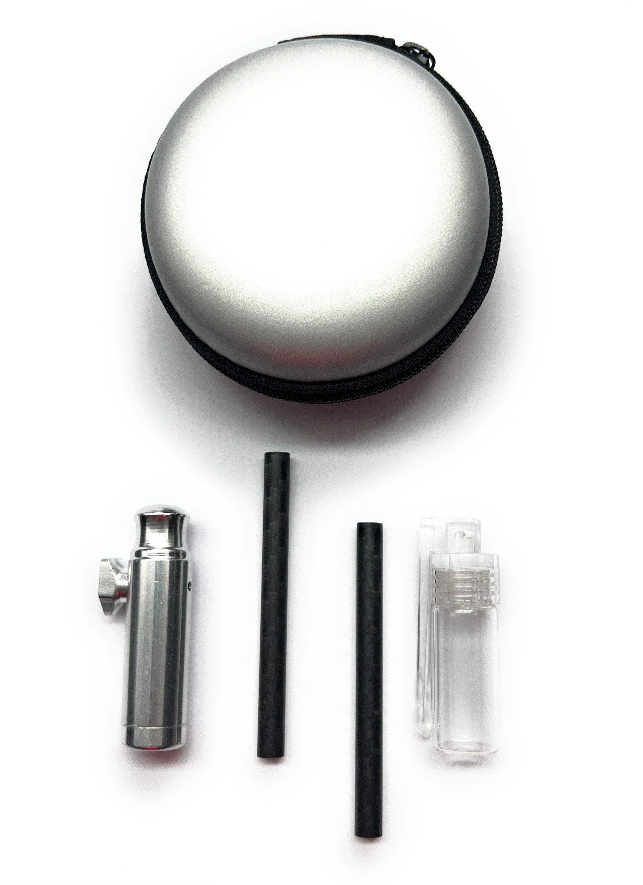 Silver Soft-Case Set – Edles & praktisches Aufbewahrungs-Set mit Carbon & XL-Spender -  from DieBallerei