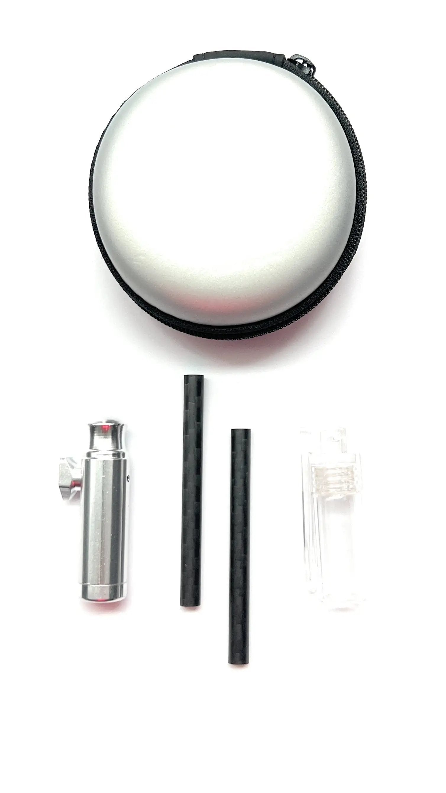Silver Soft-Case Set – Edles & praktisches Aufbewahrungs-Set mit Carbon & XL-Spender -  from DieBallerei