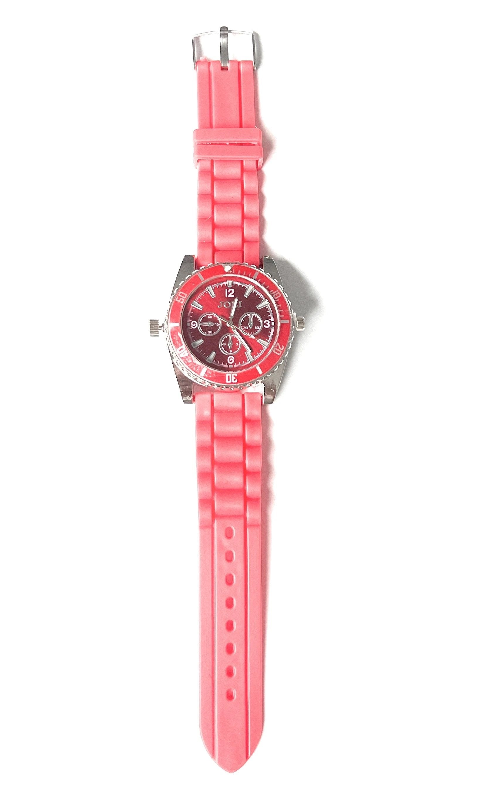 Grinder Armbanduhr – Funktionaler Grinder im stylischen Uhren-Design - Rot -  from DieBallerei