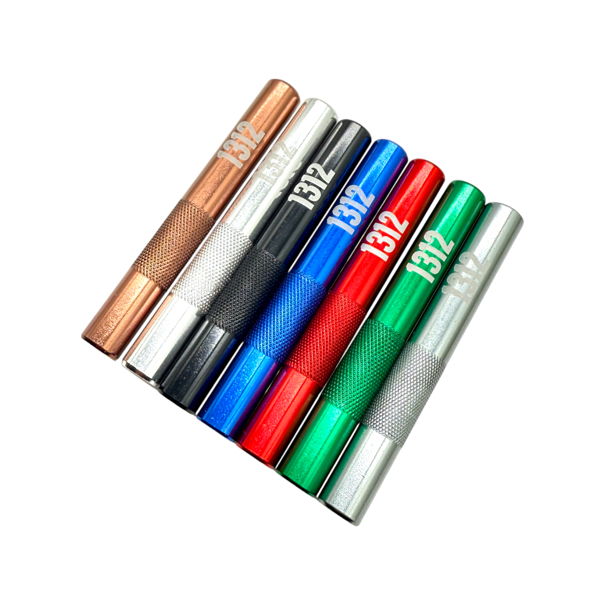 „1312“ Tubes en aluminium – Stylé, Robuste & Fonctionnel en 7 couleurs