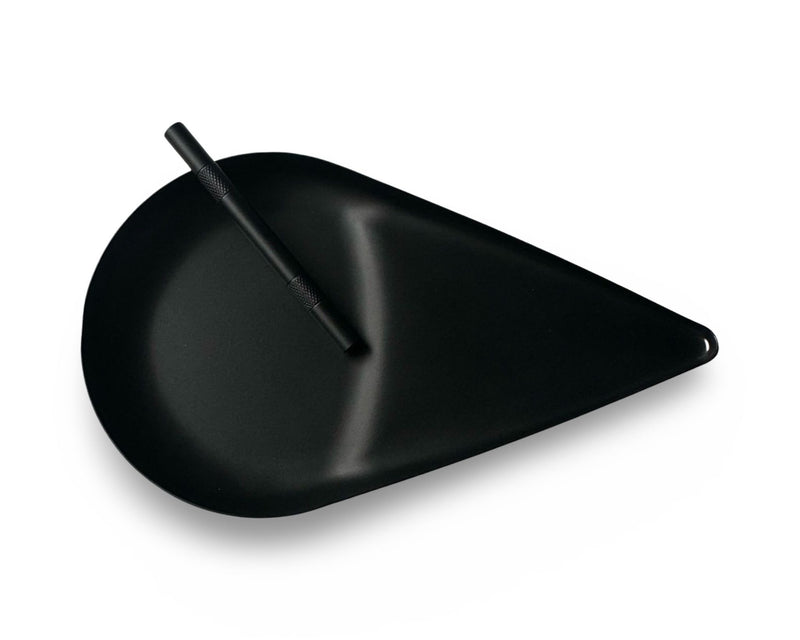 SET Black matt drops/tears 1x metal board incl. 1 drawing tube drawing pad Classy Edel