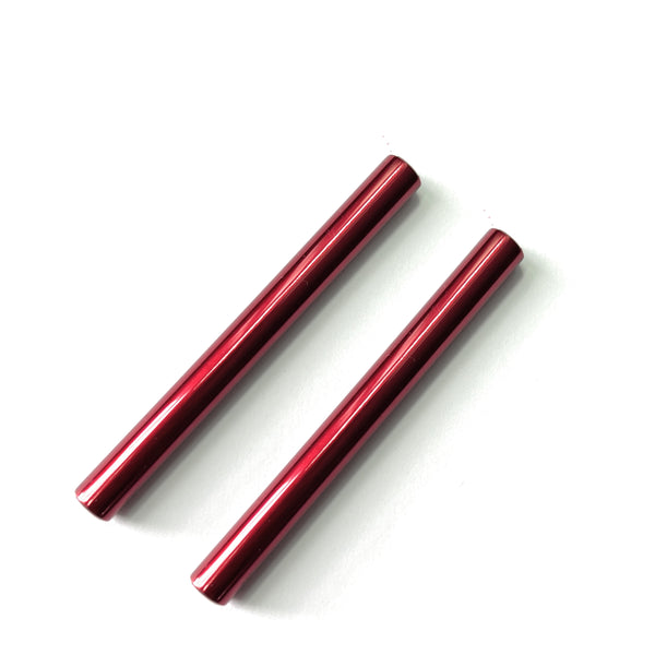 Tube de traction en aluminium rouge, 70 mm de long, stable, léger, élégant, noble