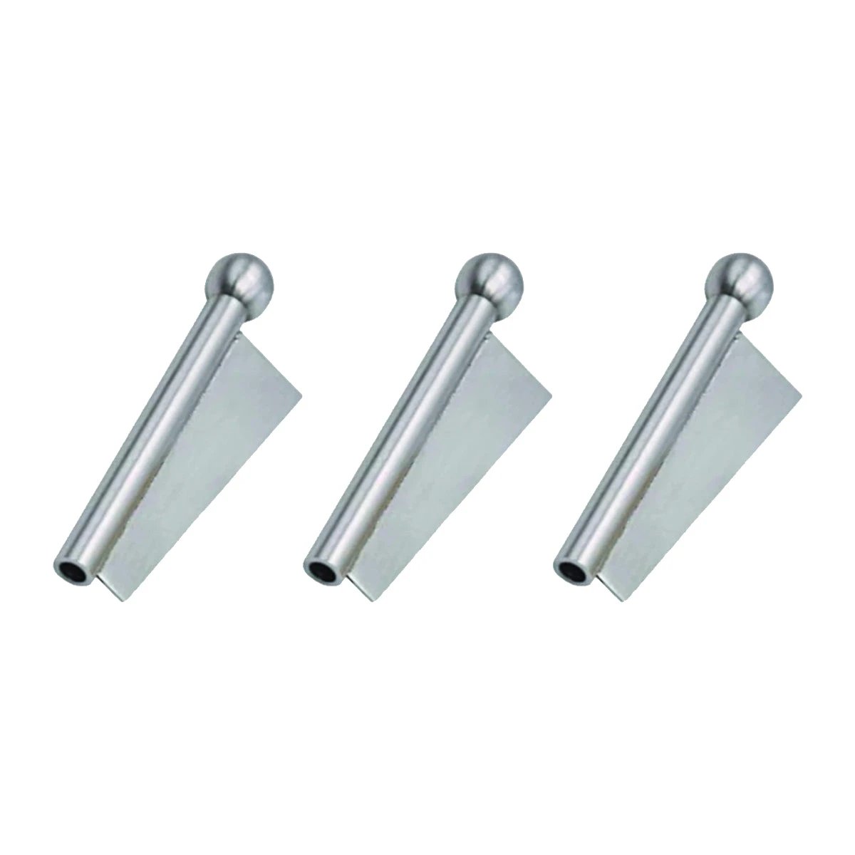 Metall Ziehröhrchen 3er Set – Mit integriertem Klingenrand in Silber -  from DieBallerei