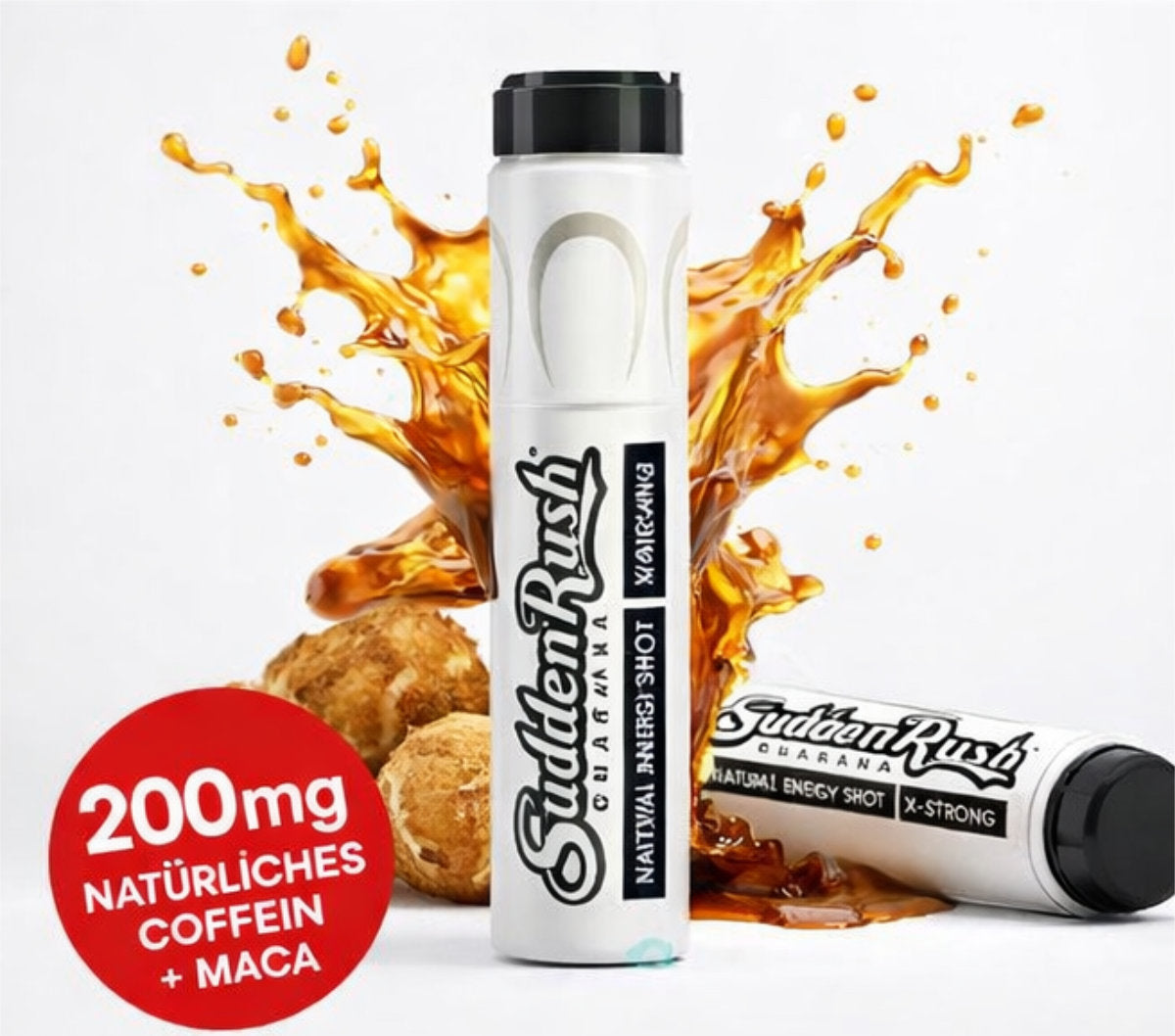 6x SuddenRush Guarana Bio Energy Shot (X-Strong)