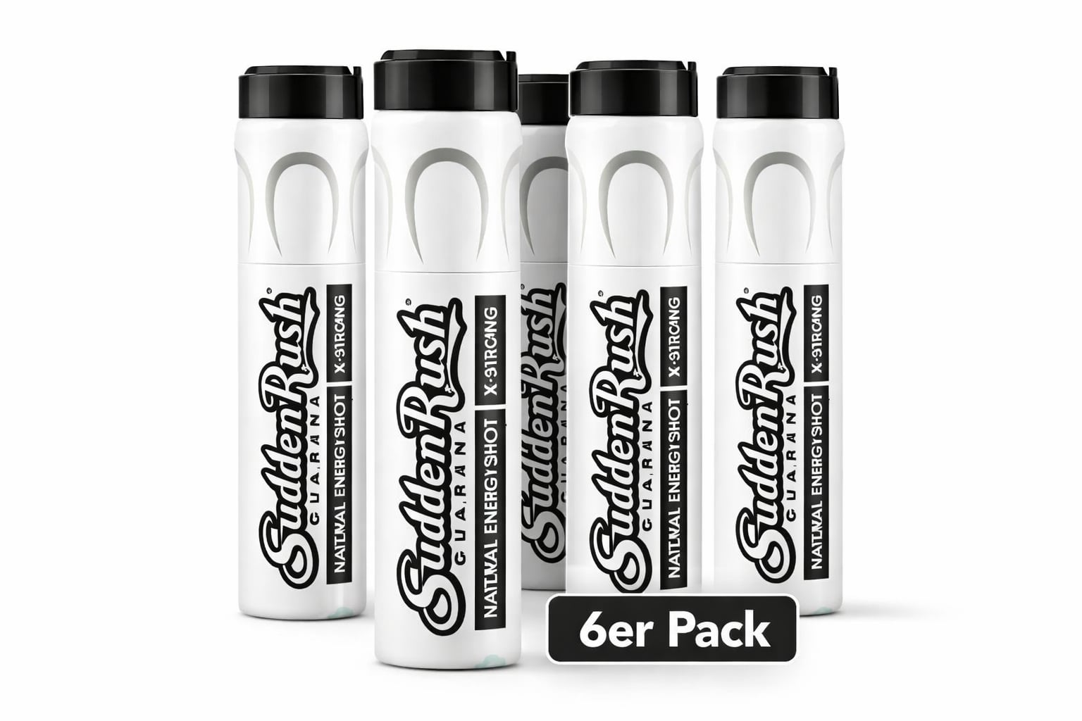 6x SuddenRush Guarana Bio Energy Shot (X-Strong)