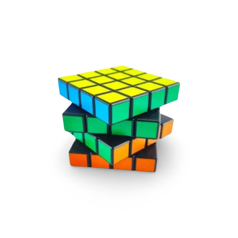 Grinder 4 layers in Rubik's Cube design (58mm x 58mm) colorful