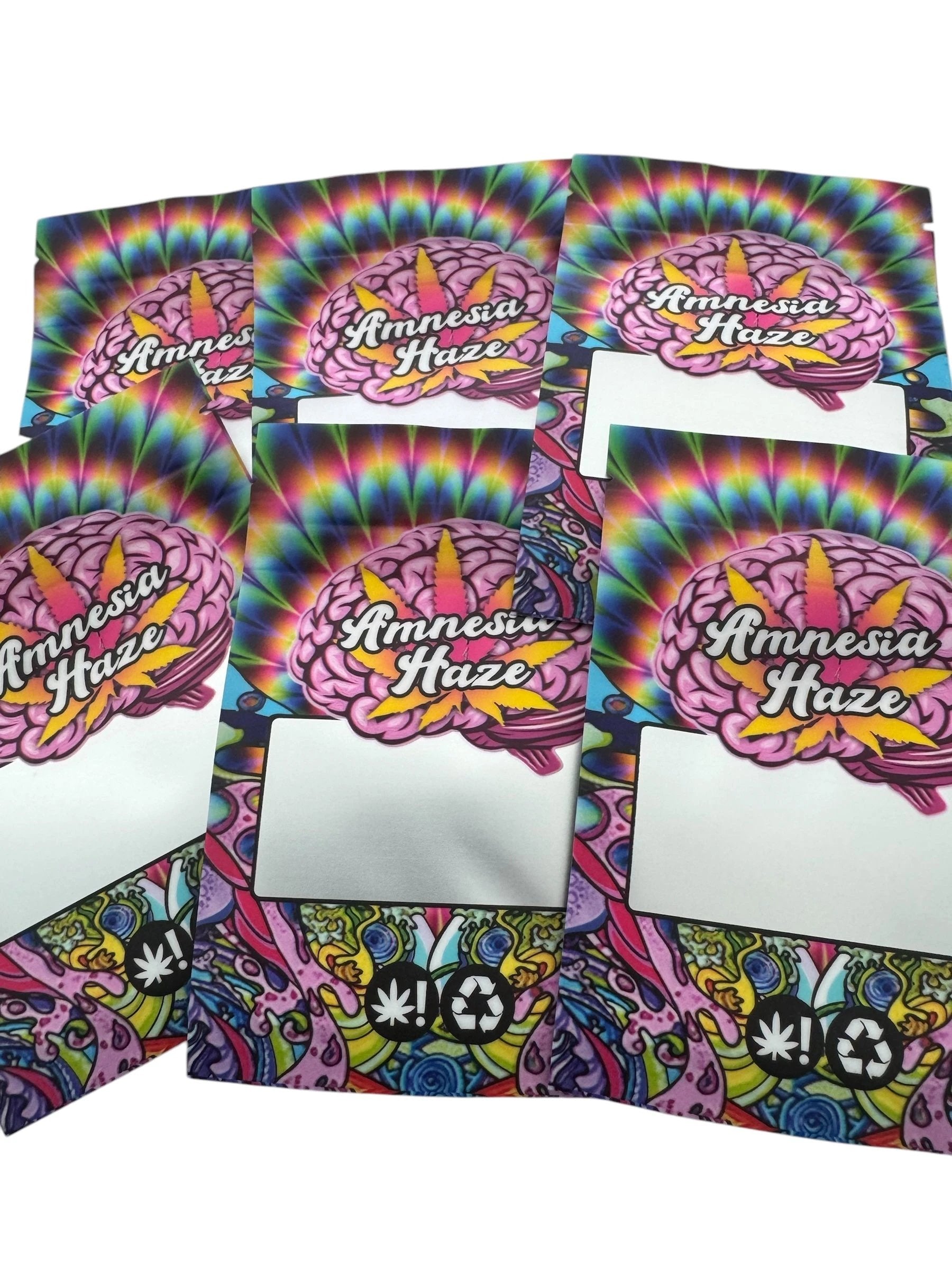 Amnesia Haze ZIP Lock Beutel – Stylische & sichere Aufbewahrung - 10er Pack -  from DieBallerei