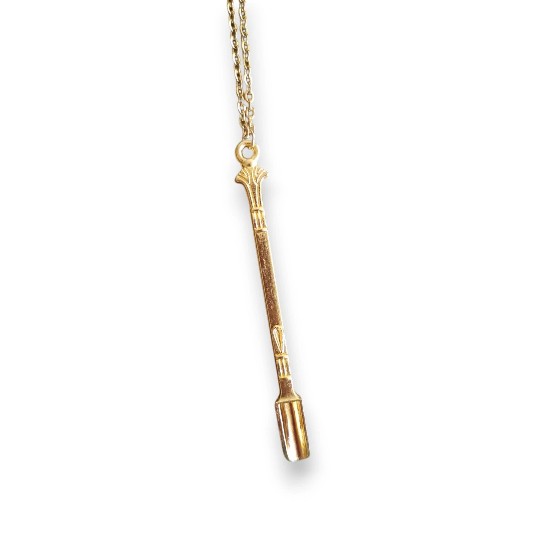 Die BALLERINA Halskette in Gold – Mit Löffel-Anhänger & Geschenkverpackung -  from DieBallerei