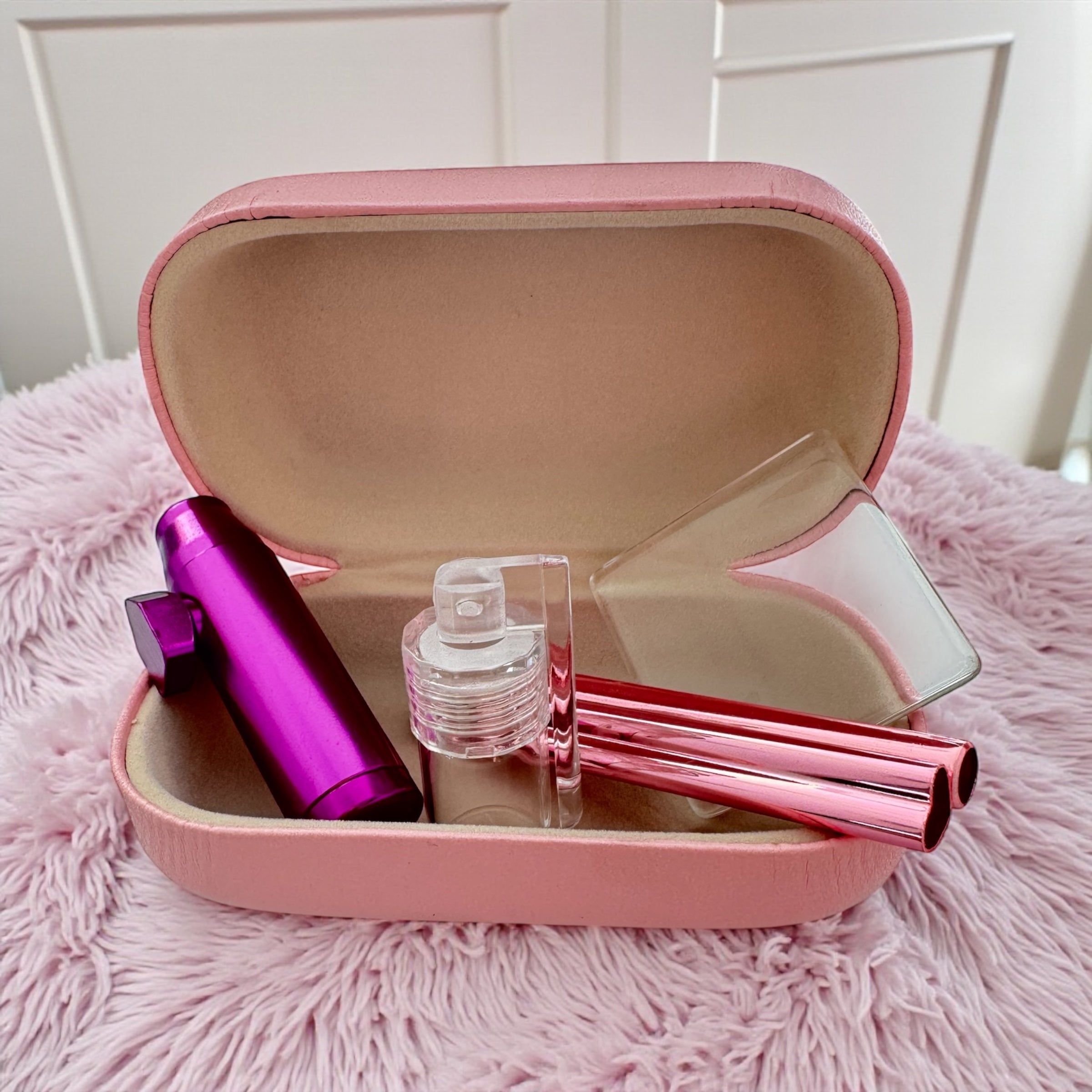 Ballerei Pink Vibes Essentials Set mit Dosierer, Herz-Röhrchen und Mini-Glasplatte