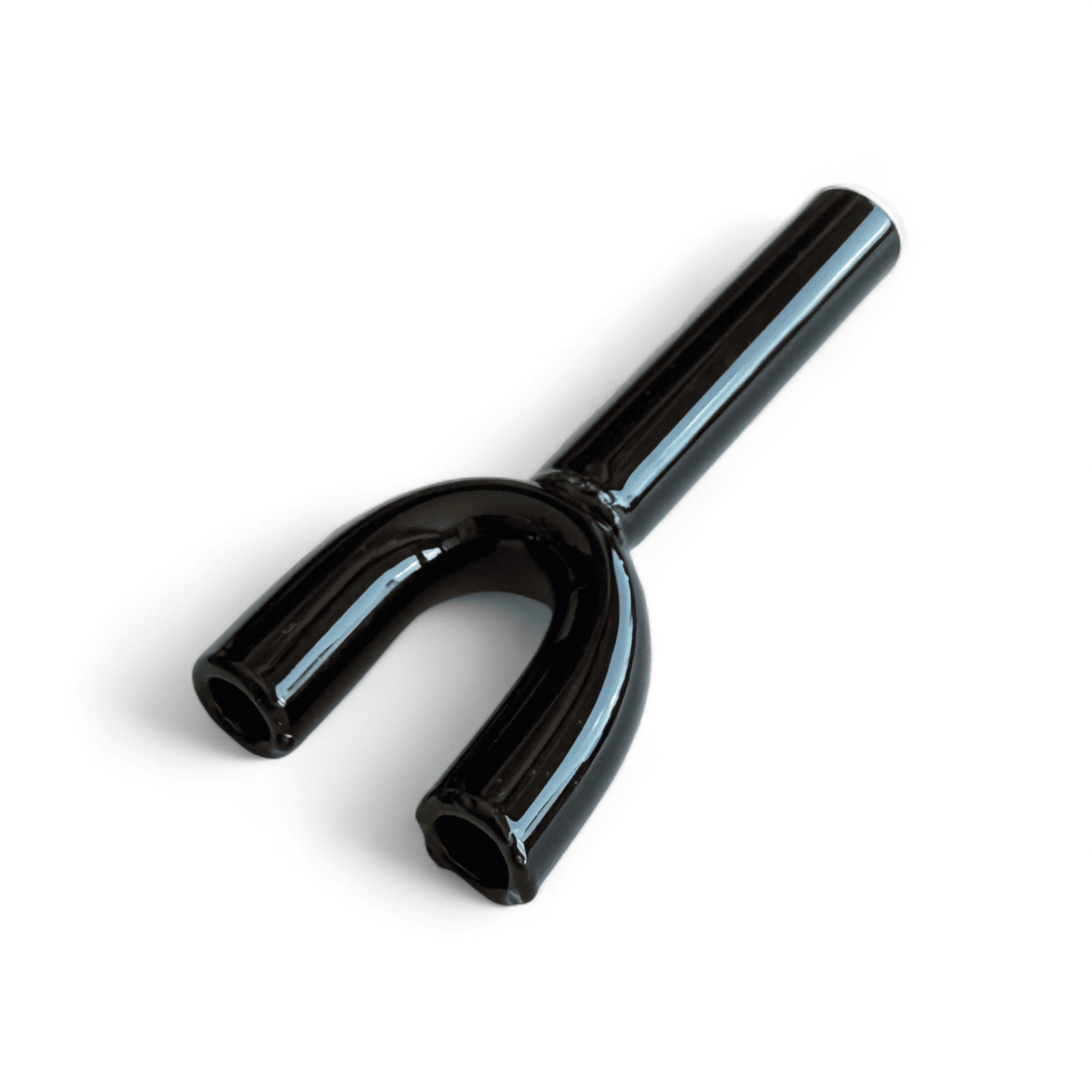 Doppel-Ziehröhrchen en verre (60mm) – Durable & de haute qualité - noir