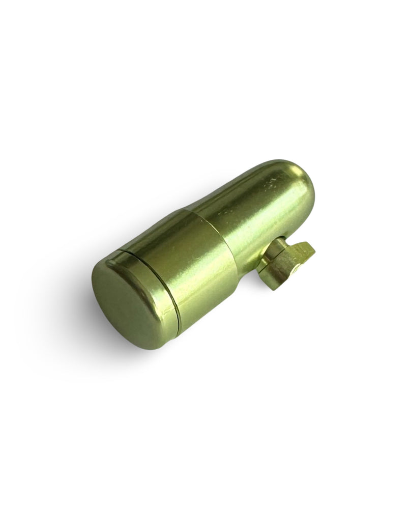 Dispenser Portioner Dispenser for Snuff Dispenser Aluminum/Metal (Khaki)