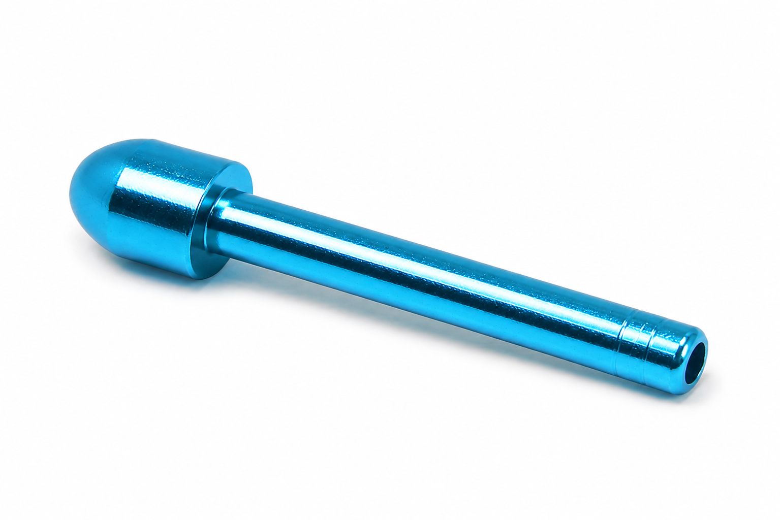 Extrem stabiles Aluminium Ziehröhrchen (70mm, Türkis) – Ergonomisch & Hochwertig