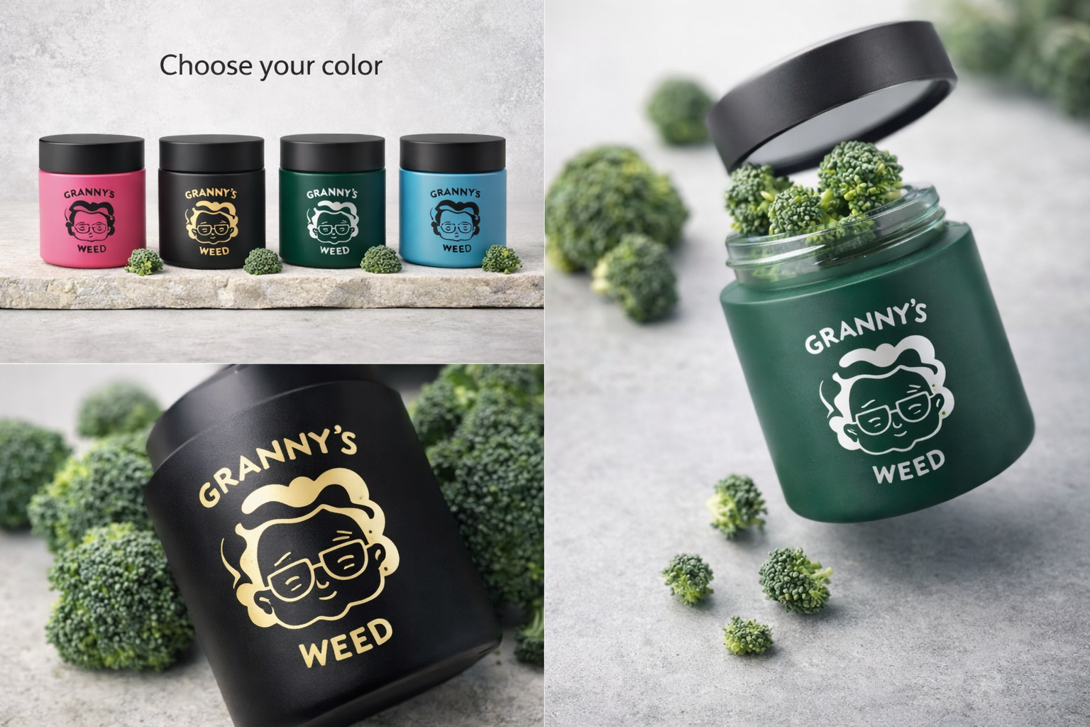 Granny’s® Premium Stash Jar – Kräuterglas - Geruchsdicht & Sicher