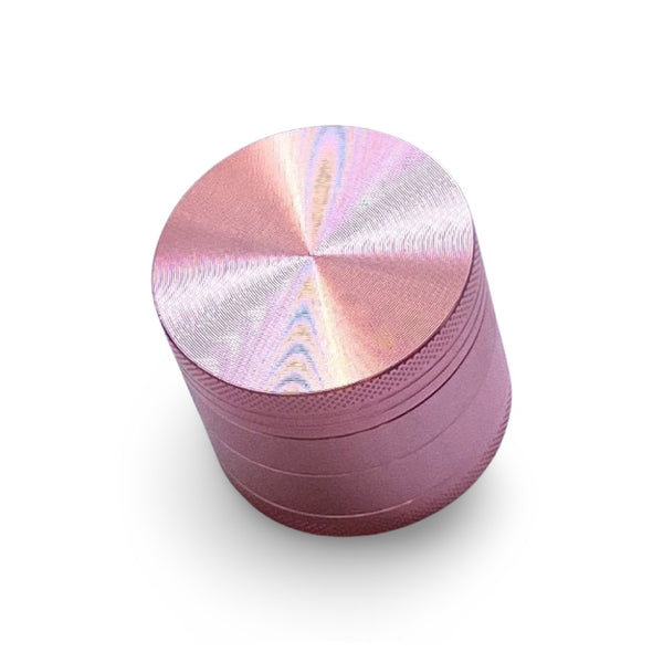 Grinder Rosé Pink 4 Schichten Aluminium mit Magnet Smoking Mühle (60mm) Rosa