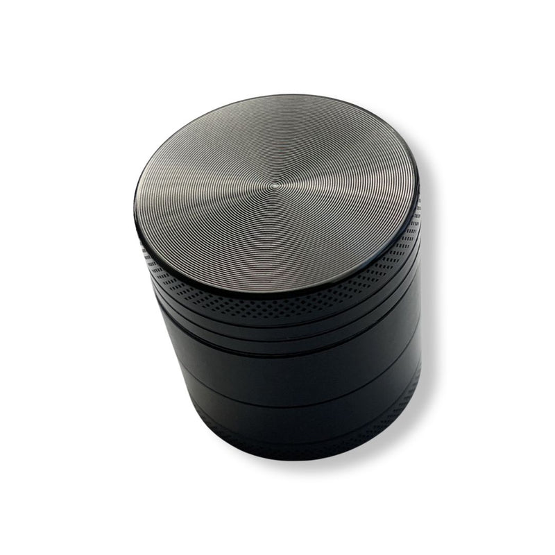 Grinder 4 Schichten Aluminium mit Magnet Smoking Mühle (40mmx50mm) Schwarz