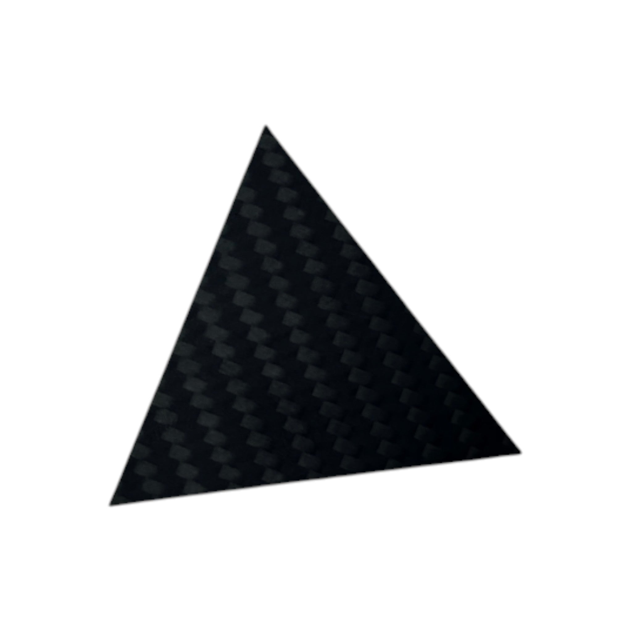 Hack-Karte im Dreieck-Design - spitze Ecken – Langlebig & stylisch aus Carbon