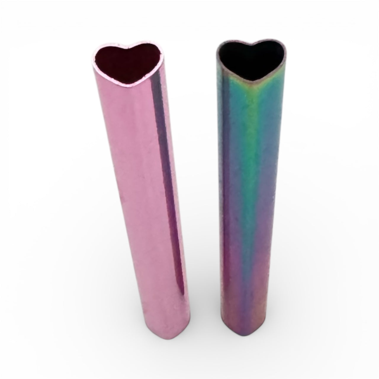 Herz-Röhrchen 7cm – Regenbogen oder Pink – Für die extra Portion Liebe! 💖